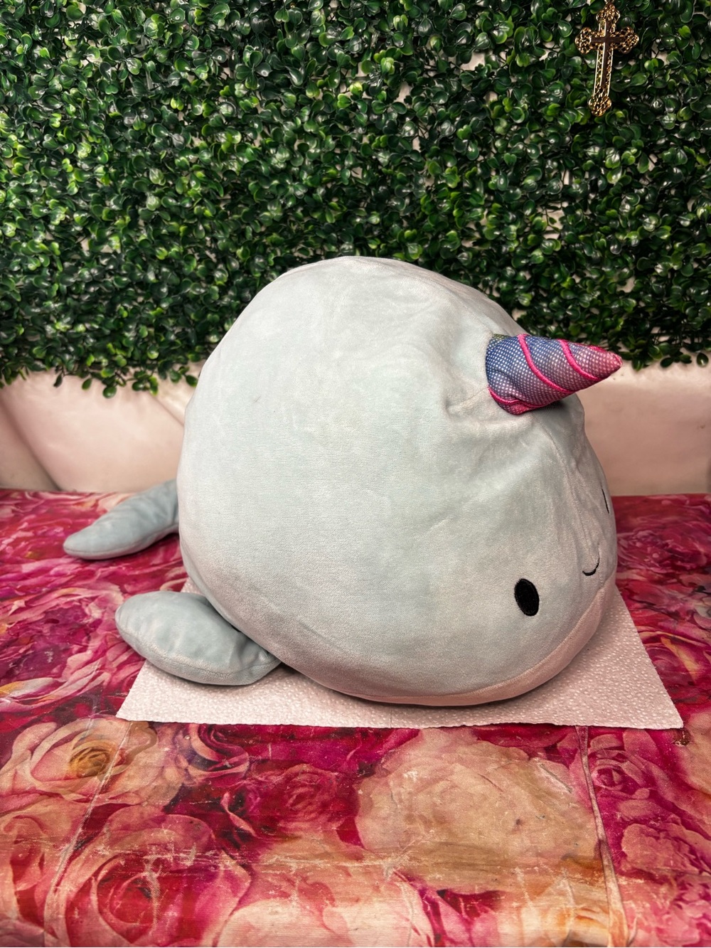 Squishmallow narwhal plushie